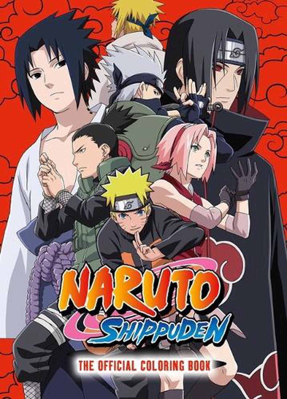 Naruto Shippuden: The Official Coloring Book, 9781974740932