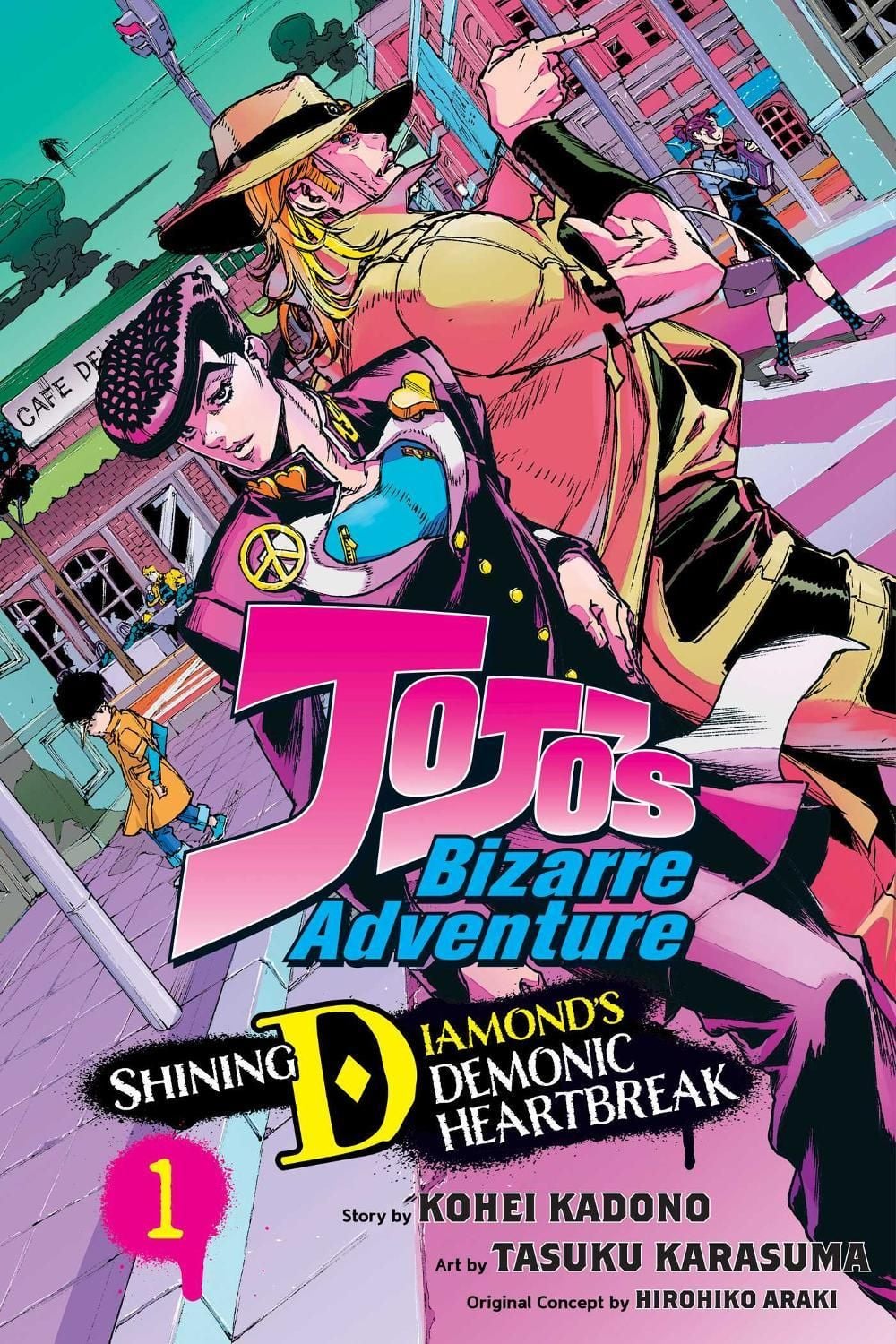 JoJo's Bizarre Adventure: Shining Diamond's Demonic Heartbreak, Vol. 1 by Hirohiko Araki - ISBN: 9781974749904