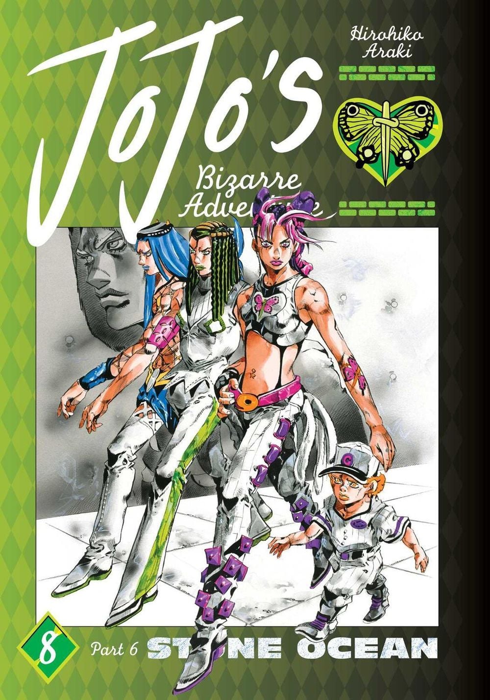 JoJo's Bizarre Adventure: Part 6--Stone Ocean, Vol. 8 by Hirohiko Araki - ISBN: 9781974751495
