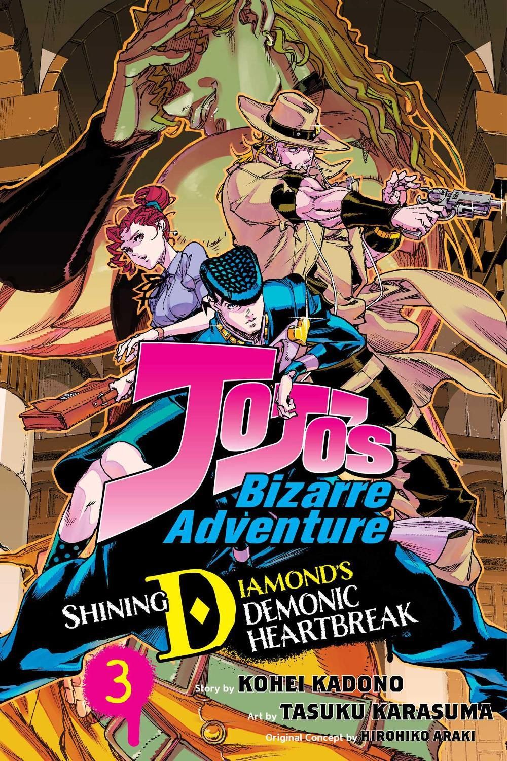 JoJo's Bizarre Adventure: Shining Diamond's Demonic Heartbreak, Vol. 3 by Hirohiko Araki - ISBN: 9781974752430