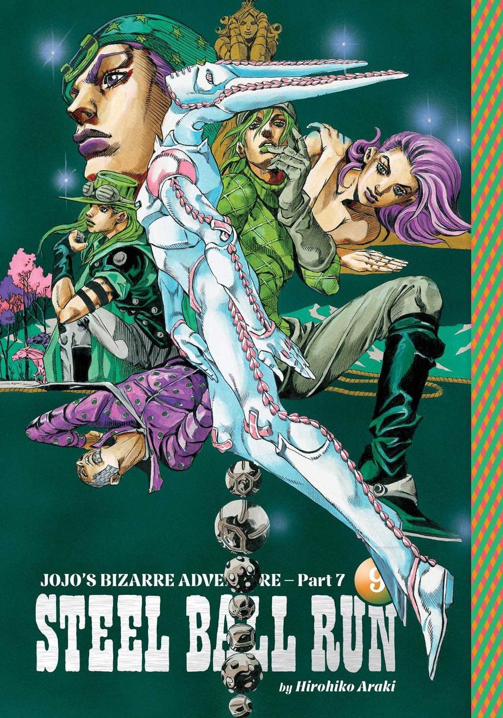 JoJo's Bizarre Adventure: Part 7--Steel Ball Run, Vol. 9 by Hirohiko Araki - ISBN: 9781974765294