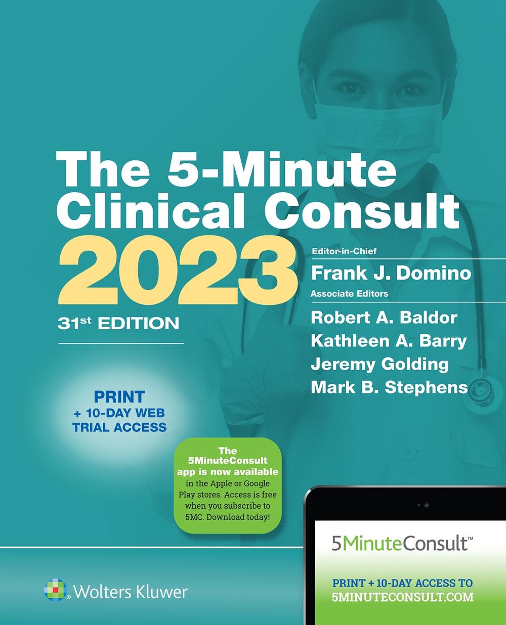 5-Minute Clinical Consult 2023: Print + eBook with Multimedia, 9781975191559