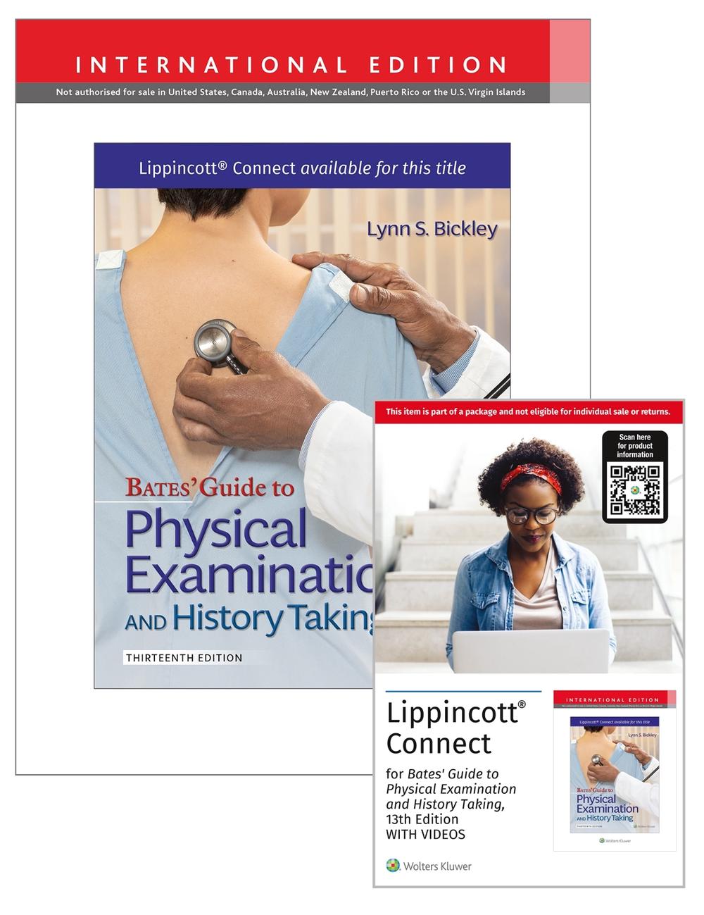 Bates' Guide To Physical Examination and History Taking 13e with Videos Lippincott Connect International Edition Print Book and Digital Access Card Package, 9781975215484