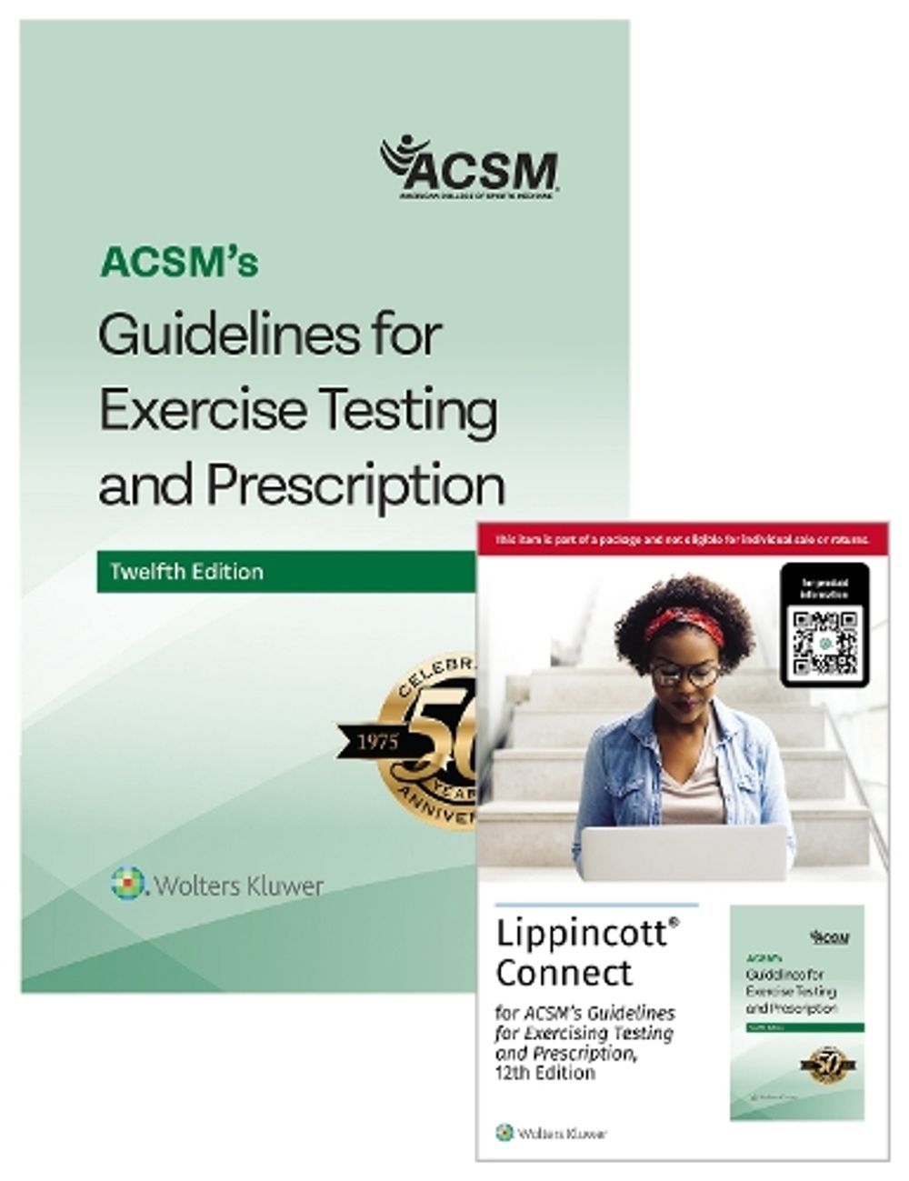 ACSM's Guidelines for Exercise Testing and Prescription, 12e  Lippincott Connect Print Book and Digital Access Card Package, 12th Edition by ACSM - ISBN: 9781975257637
