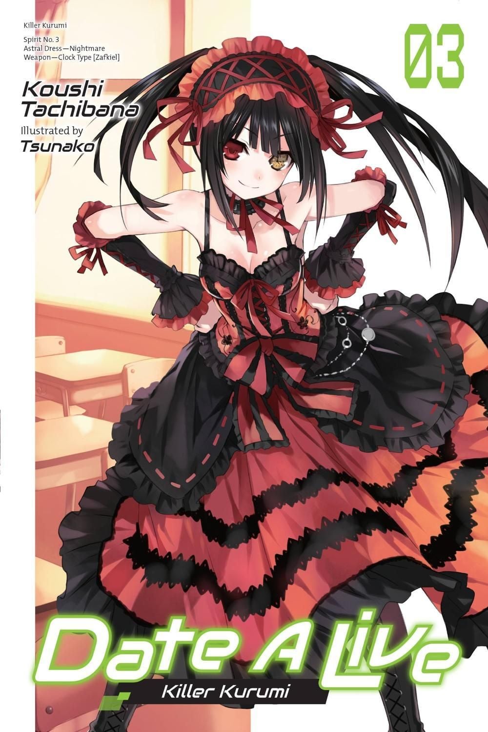 Date A Live, Vol. 3 (light novel) by Koushi Tachibana - ISBN: 9781975319953