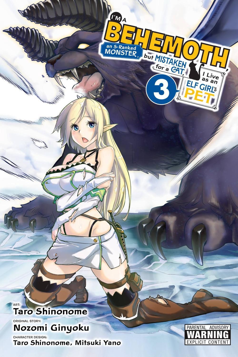 I'm a Behemoth, an S-Ranked Monster, but Mistaken for a Cat, I Live as an Elf Girl's Pet, Vol. 3 (manga) by Nozomi Ginyoku - ISBN: 9781975321314