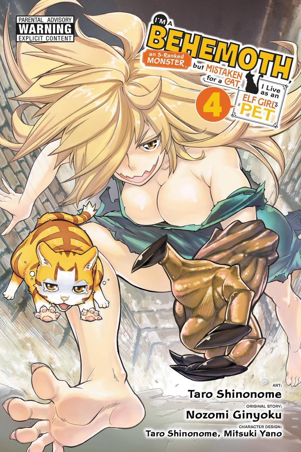 I'm a Behemoth, an S-Ranked Monster, but Mistaken for a Cat, I Live as an Elf Girl's Pet, Vol. 4 (manga) by Nozomi Ginyoku - ISBN: 9781975323332