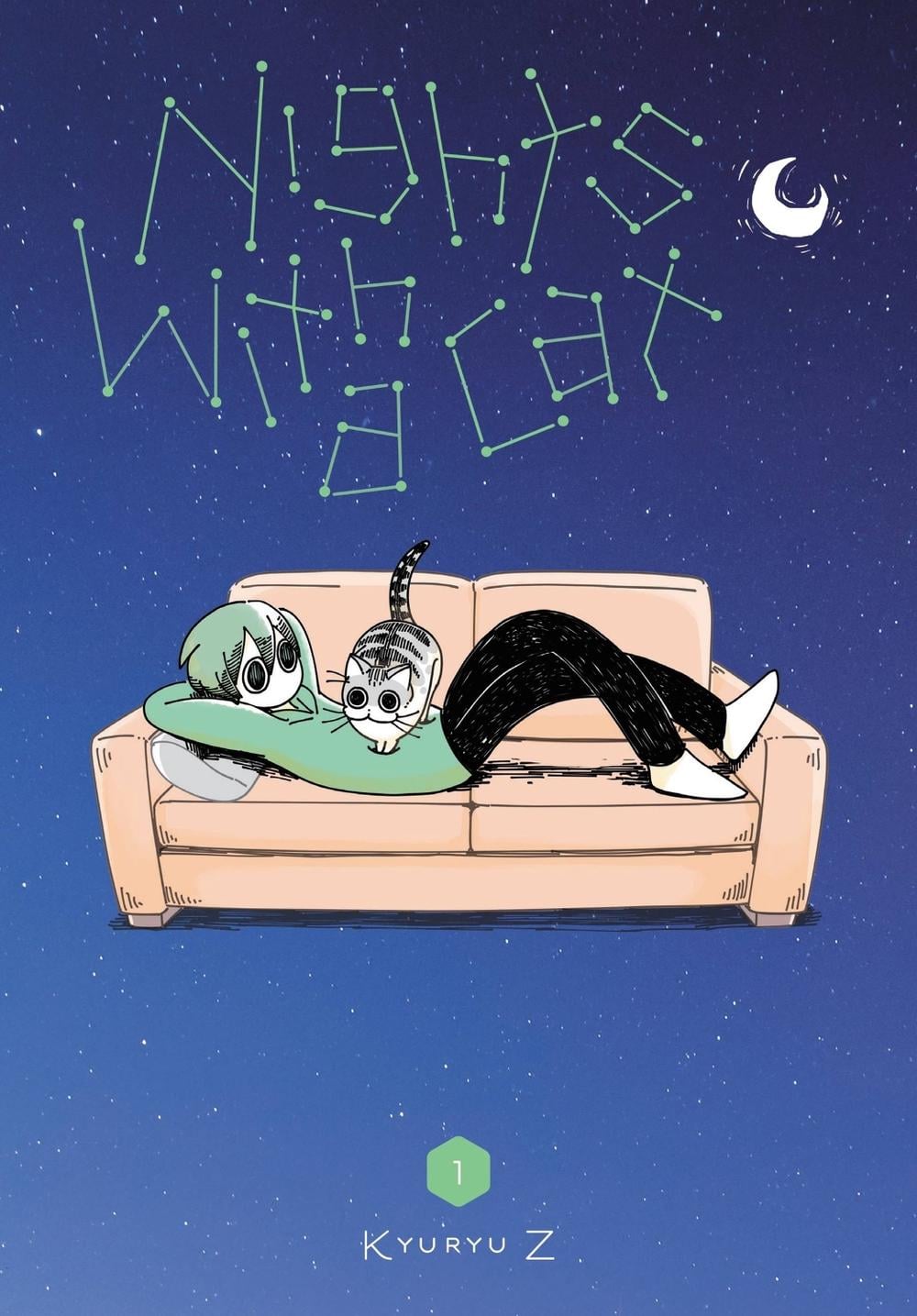 Nights with a Cat, Vol. 1 by Kyuryu Z. - ISBN: 9781975341695