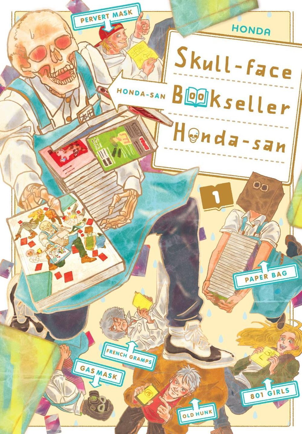 Skull-face Bookseller Honda-san, Vol. 1 by Amanda Haley - ISBN: 9781975358228