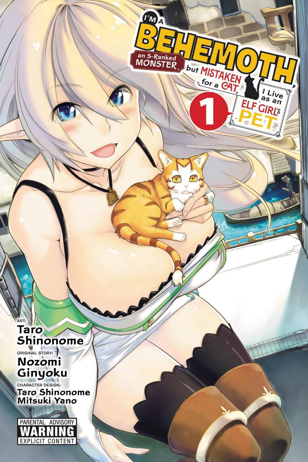 I'm a Behemoth, an S-Ranked Monster, but Mistaken for a Cat, I Live as an Elf Girl's Pet, Vol. 1 (manga) by Nozomi Ginyoku - ISBN: 9781975399238