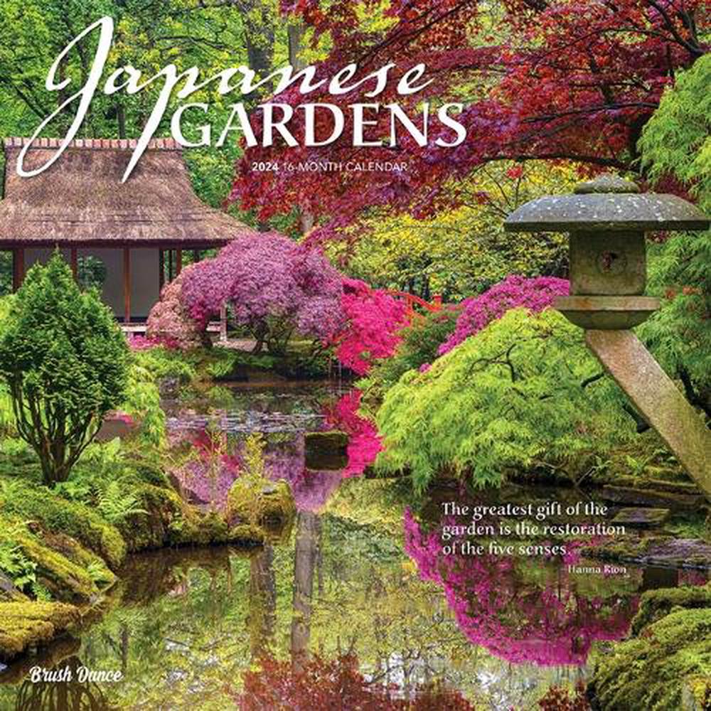 Japanese Gardens 2024 Square Brush Dance, 9781975469962