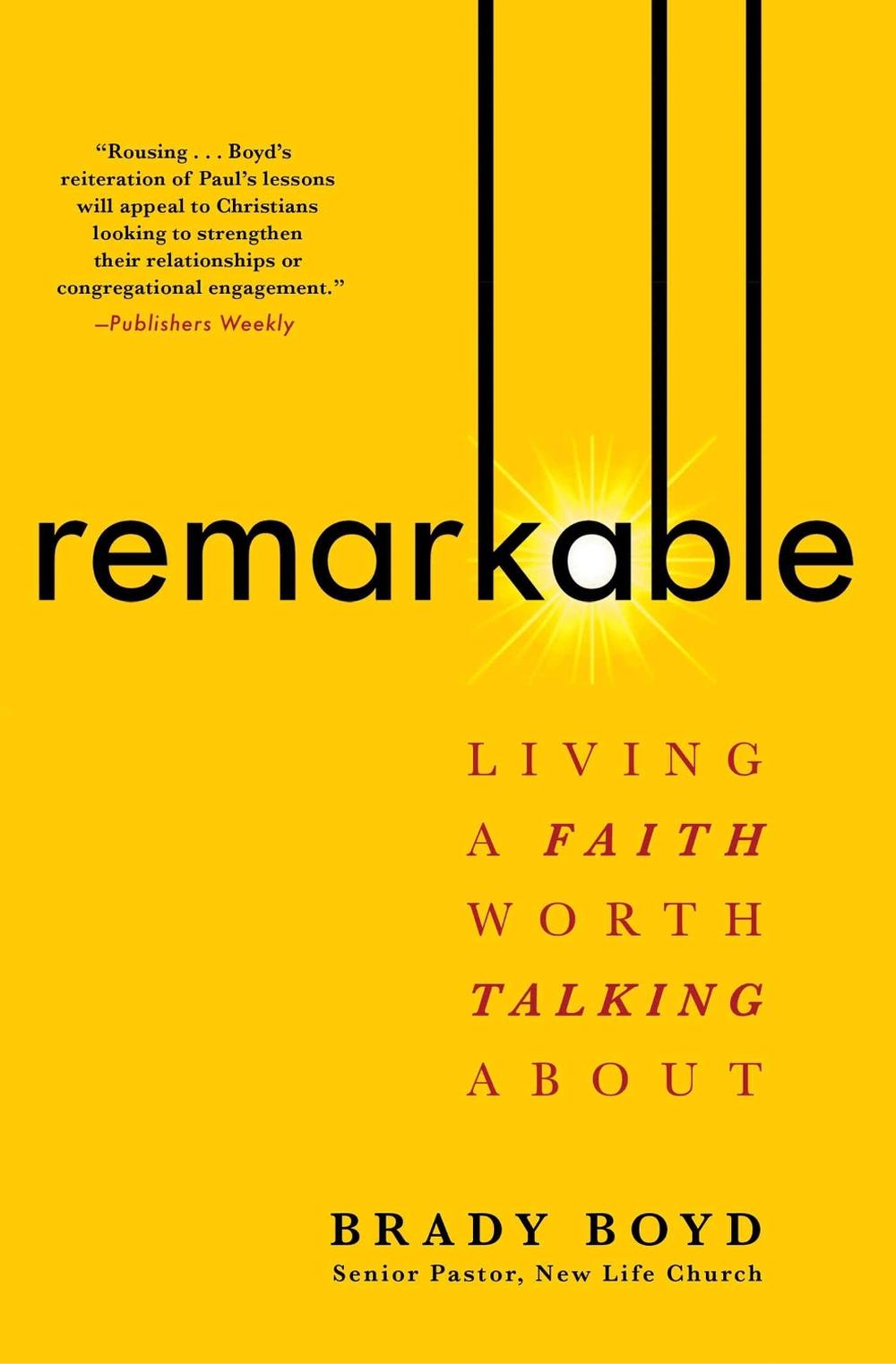 Remarkable by Brady Boyd - ISBN: 9781982101381