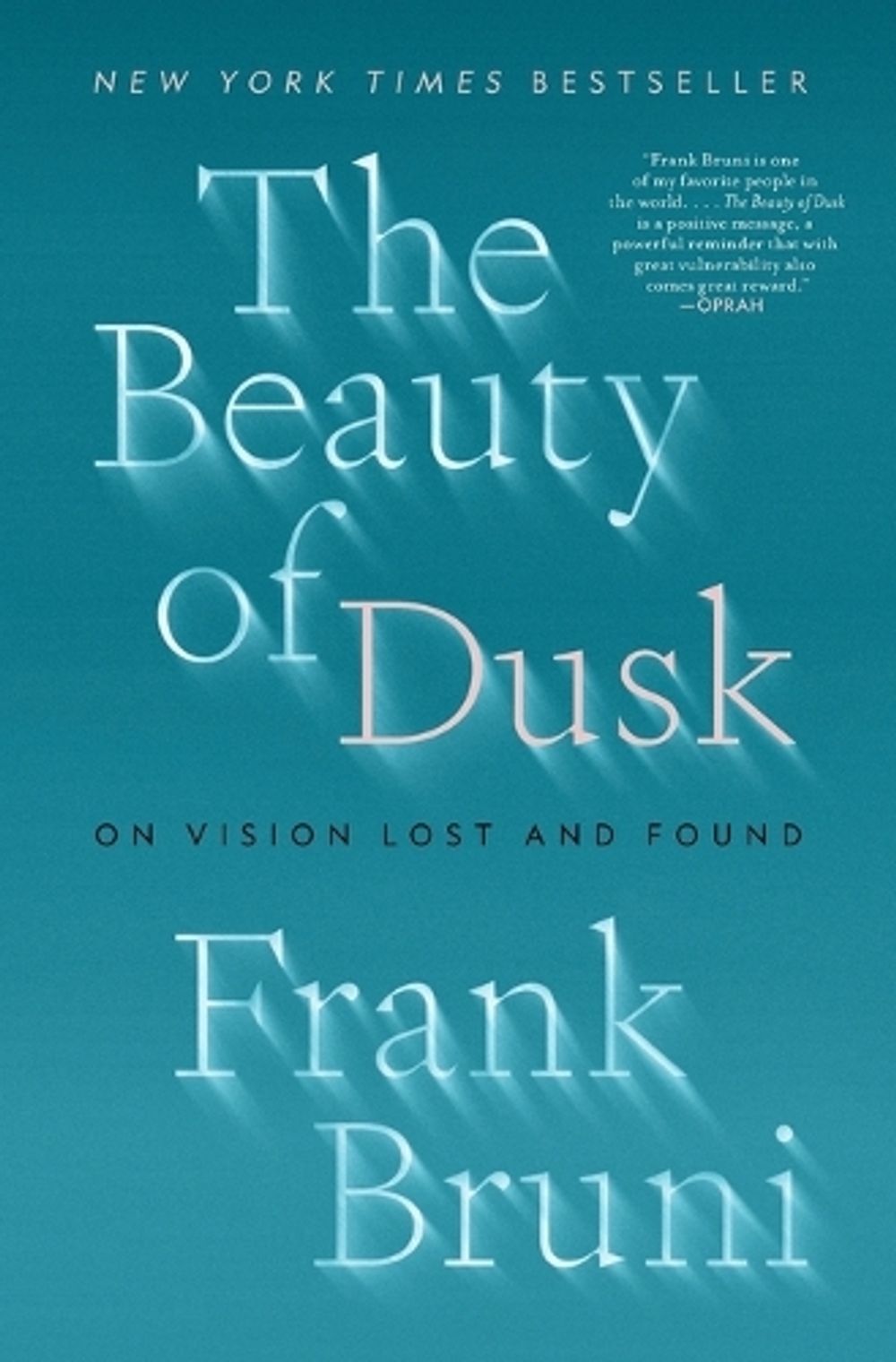 The Beauty of Dusk by Frank Bruni - ISBN: 9781982108588