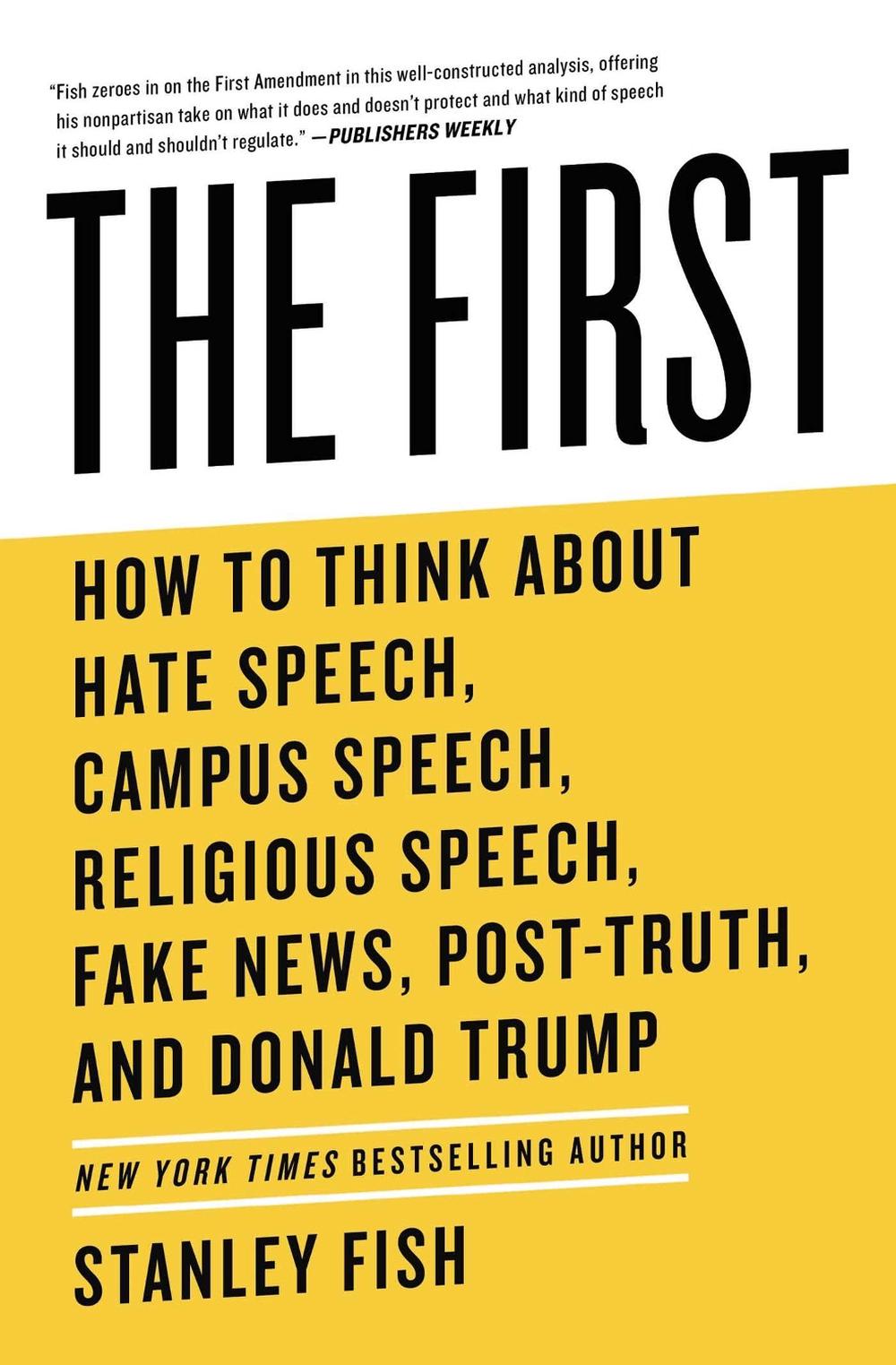 The First by Stanley Fish - ISBN: 9781982115258