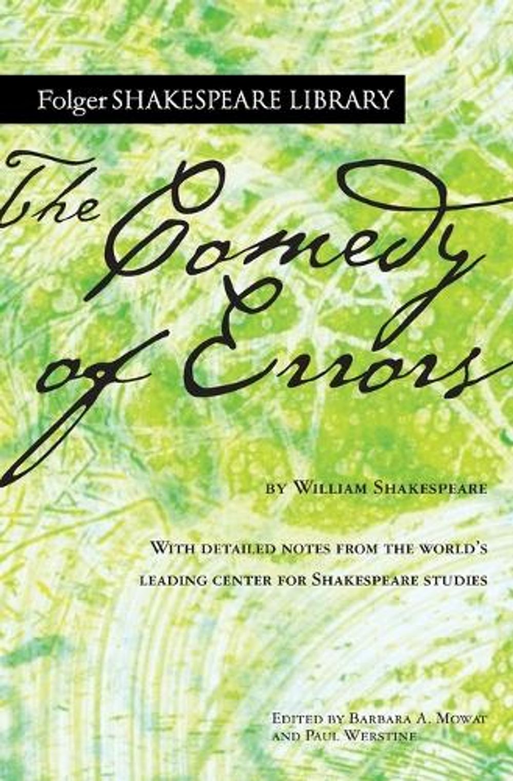 The Comedy of Errors by William Shakespeare - ISBN: 9781982156909
