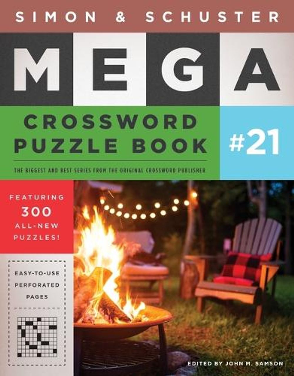 Simon & Schuster Mega Crossword Puzzle Book #21 by John M. Samson - ISBN: 9781982157005