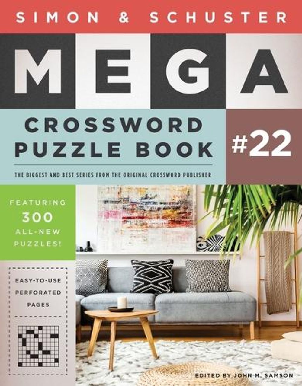 Simon & Schuster Mega Crossword Puzzle Book #22 by John M. Samson - ISBN: 9781982157012