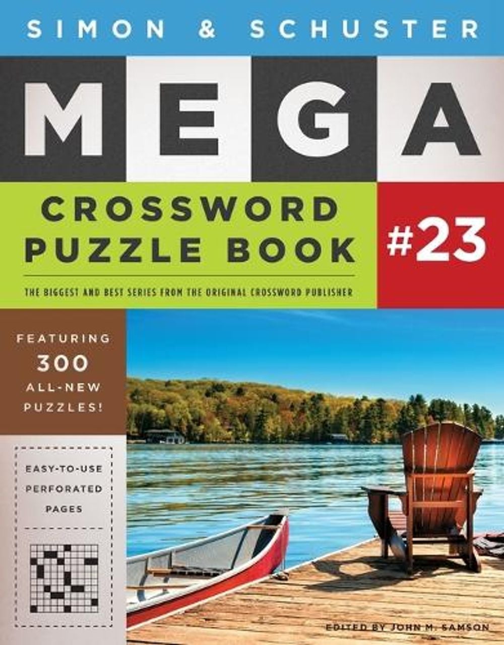 Simon & Schuster Mega Crossword Puzzle Book #23 by John M. Samson - ISBN: 9781982194857