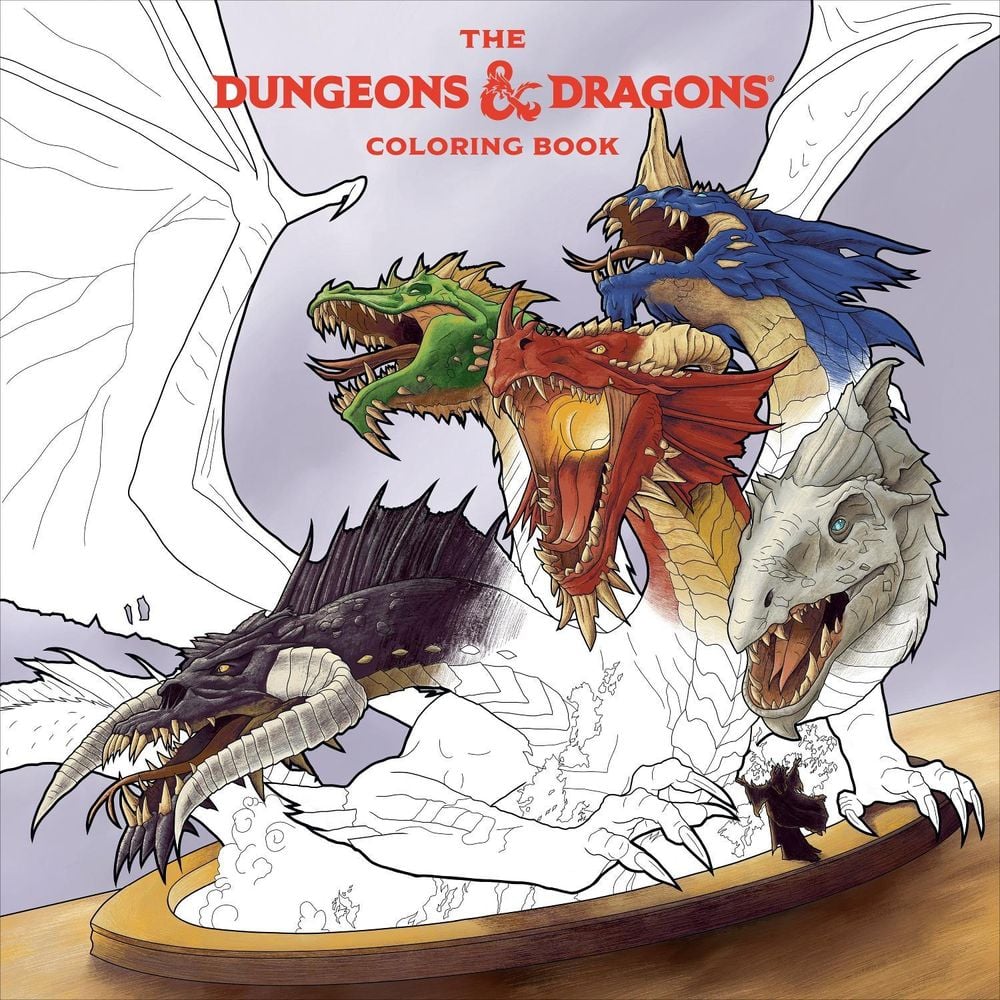 The Dungeons & Dragons Coloring Book by Official Dungeons & Dragons - ISBN: 9781984862198