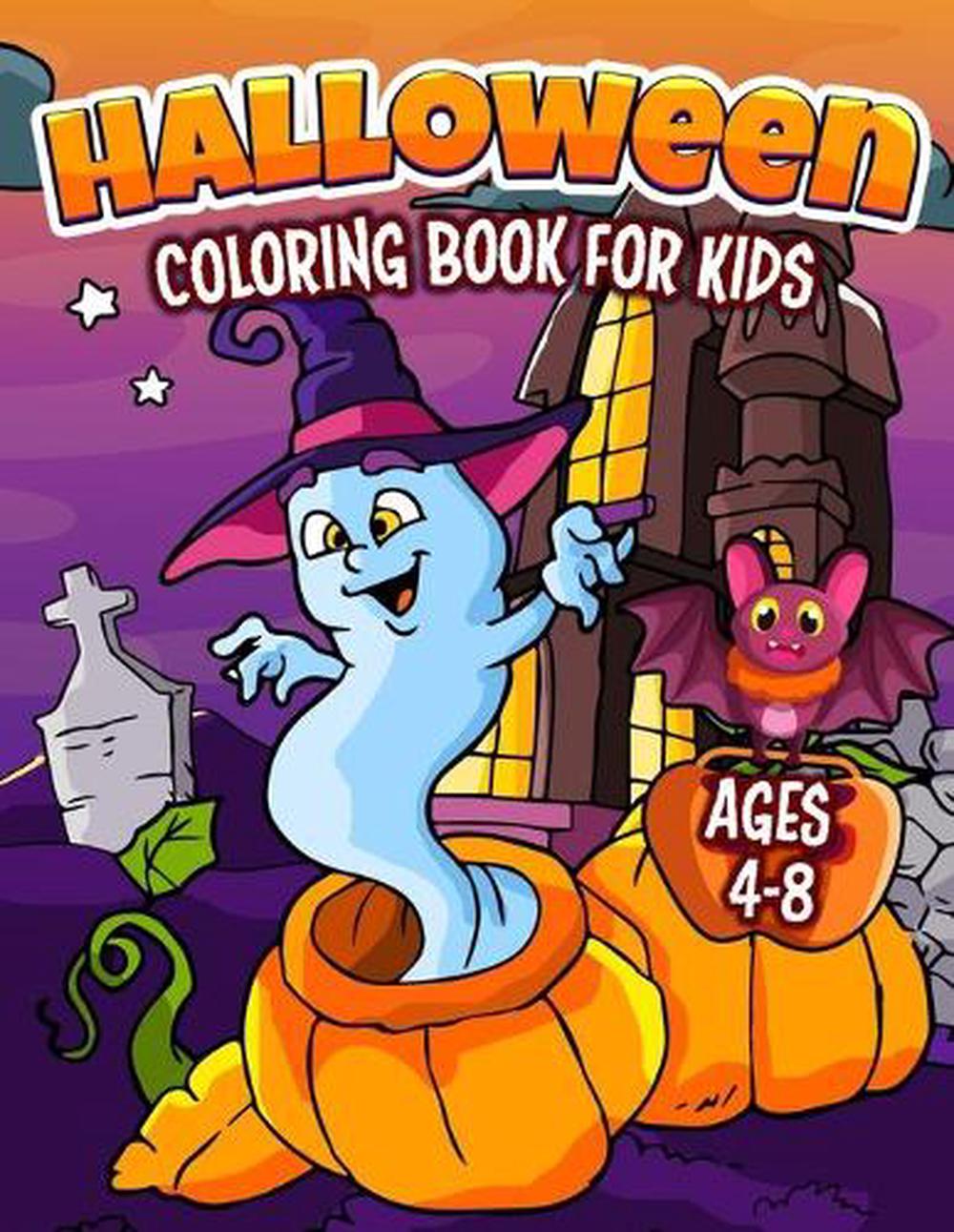 Halloween Coloring Book, 9781989543368