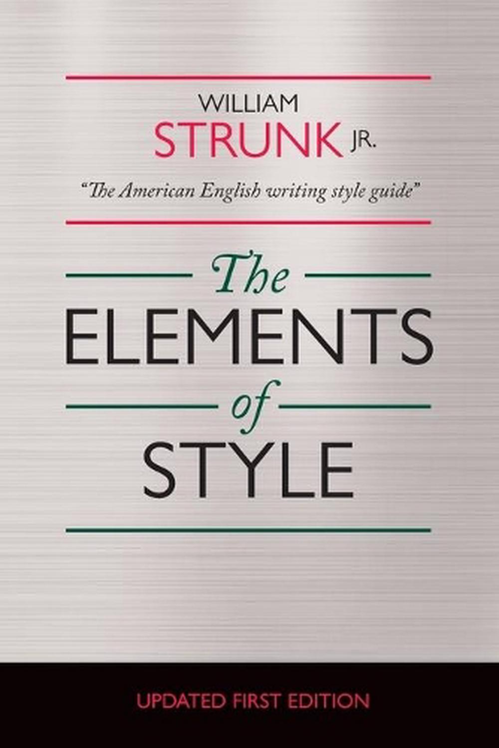 The Elements of Style, 9781989862001