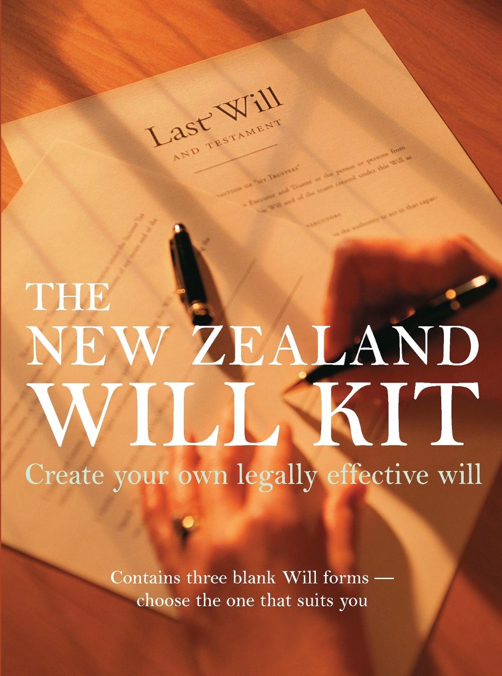 New Zealand Will Kit, 9781990003882