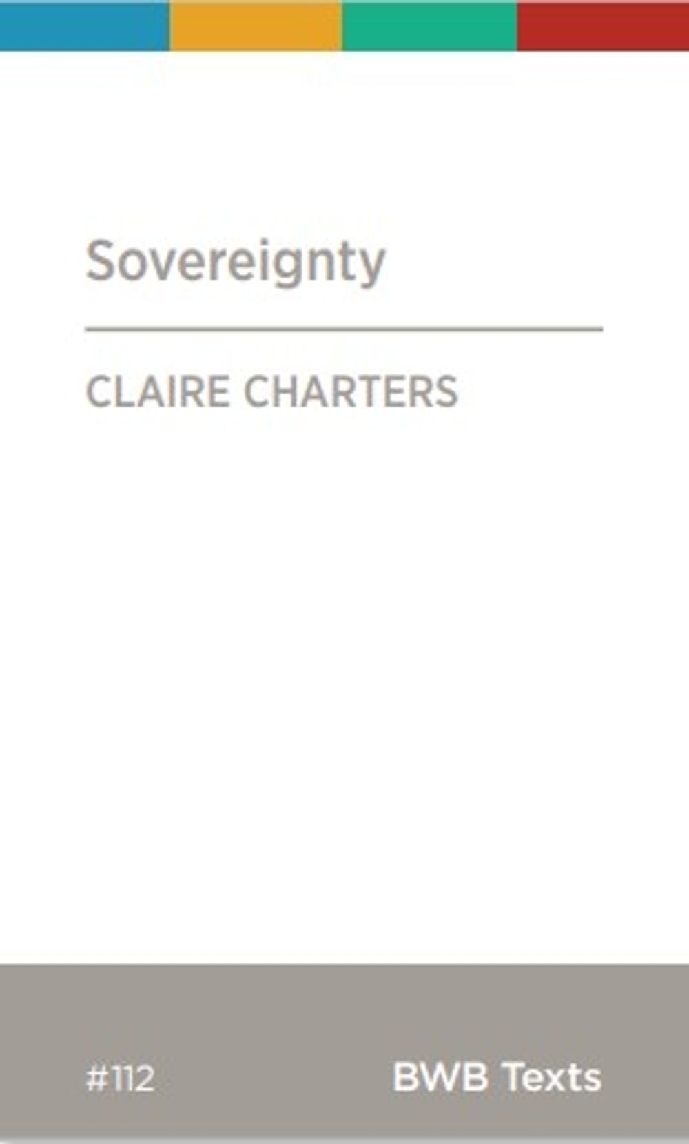 Text Sovereignty by Charters Claire - ISBN: 9781991301444