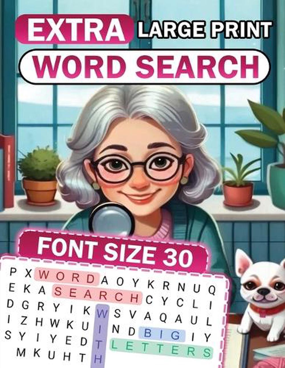 Extra Large Print Word Search by Fairyland Books - ISBN: 9781998058532