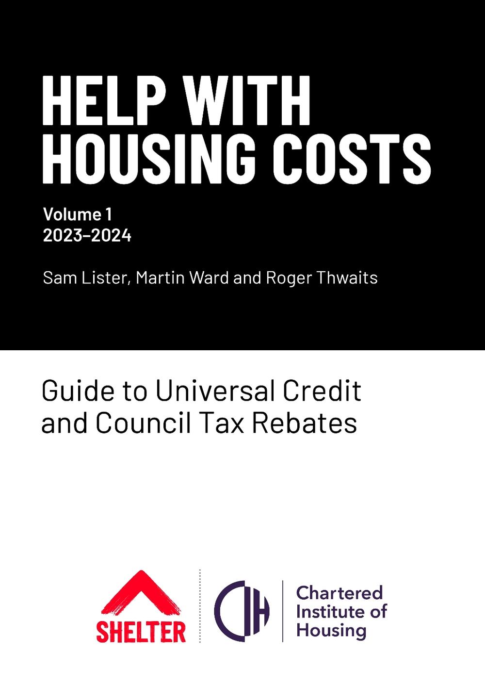 Help with Housing Costs: Volume 1, 9781999351083