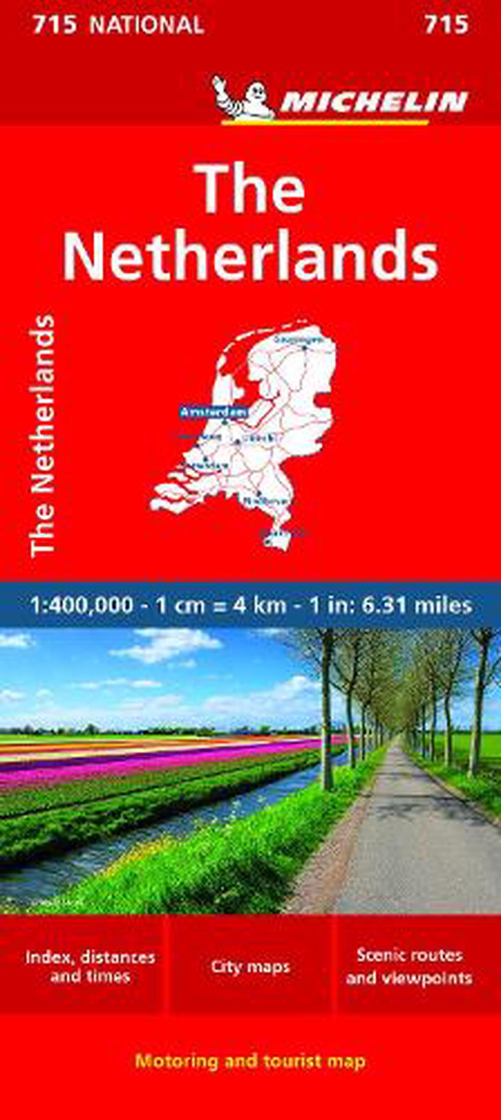 Michelin the Netherlands Road and Tourist Map by Michelin Travel