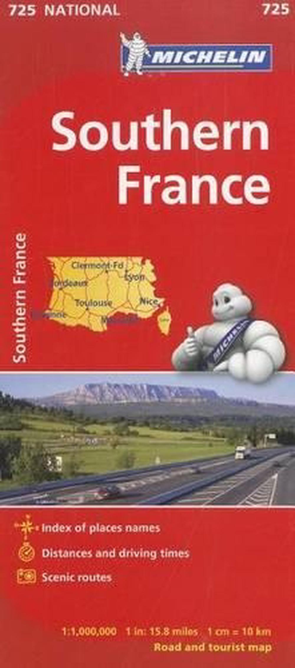 Michelin Southern France Map 725 by Michelin, Folded, 9782067171213 ...