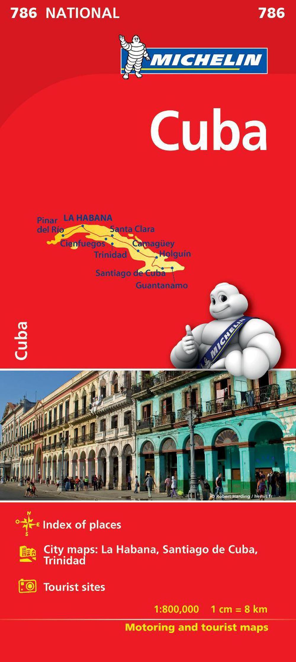Cuba - Michelin National Map 786 by Michelin - ISBN: 9782067185494