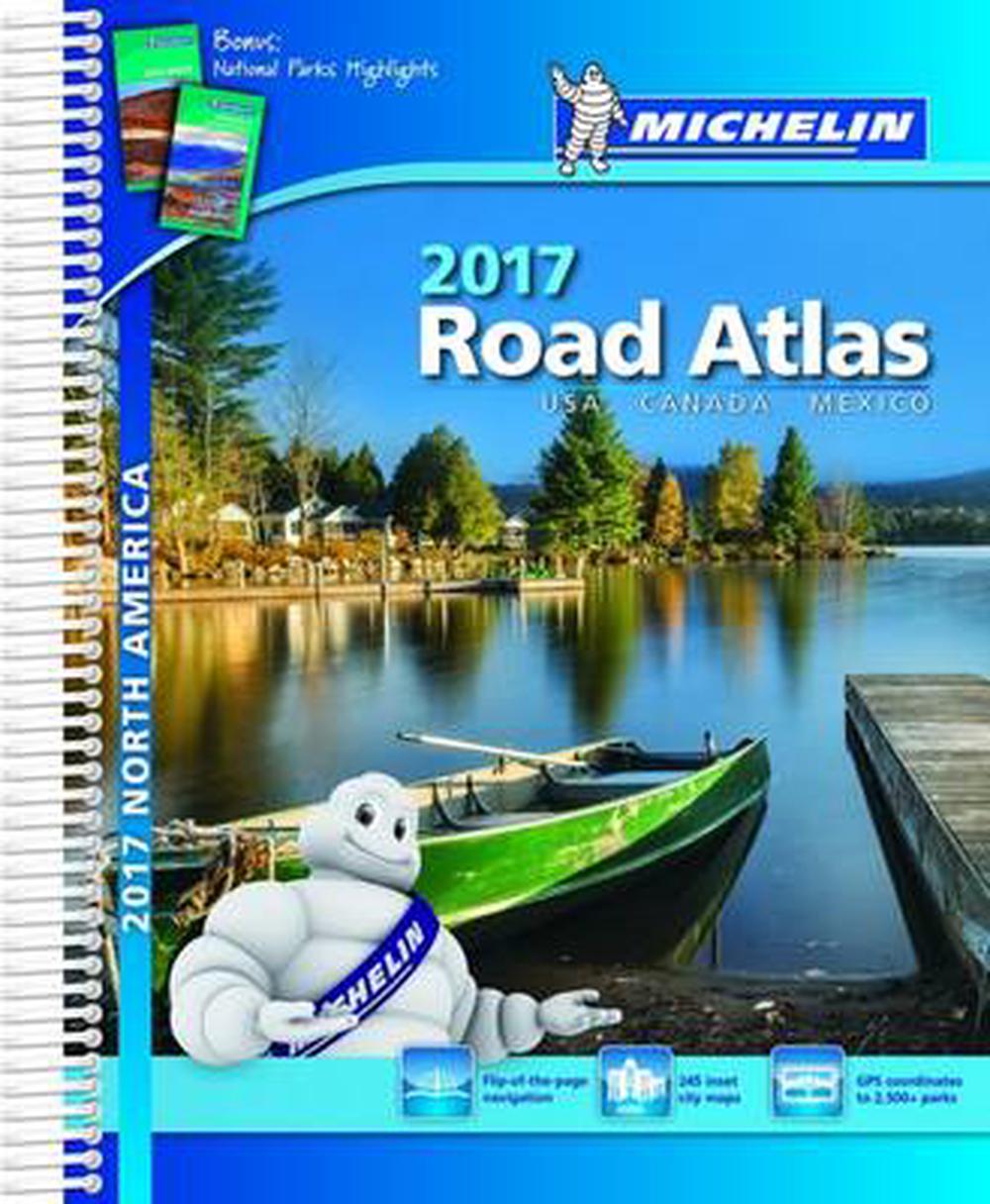 Michelin North America Road Atlas by Michelin, Spiral, 9782067208872