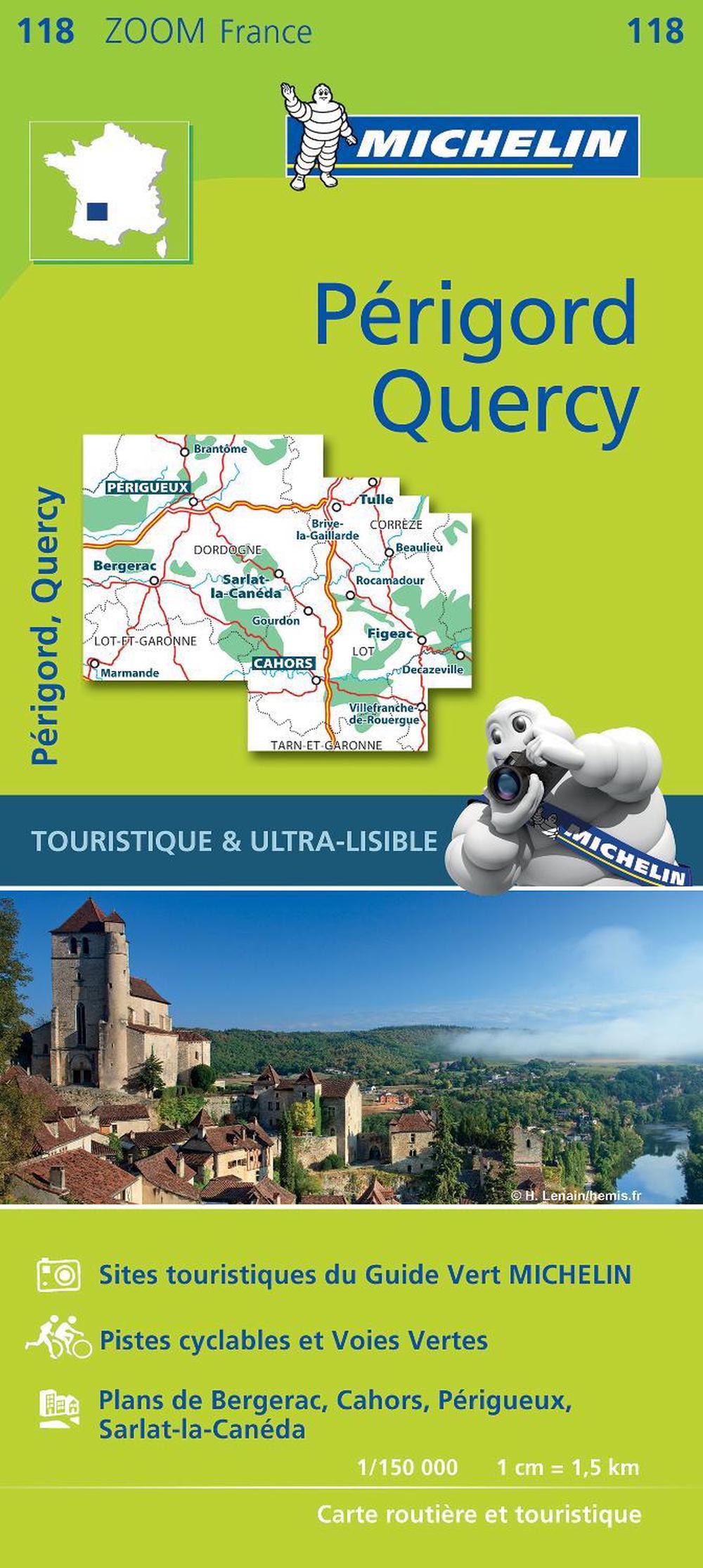 Quercy Perigord - Zoom Map 118 by Michelin - ISBN: 9782067209862