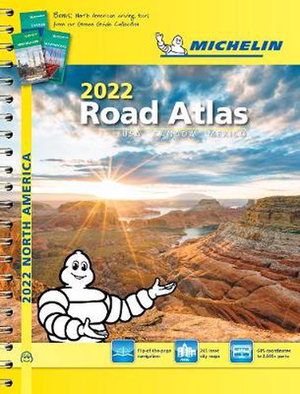 Michelin North America Road Atlas 2022 USA CANADA MEXICO by