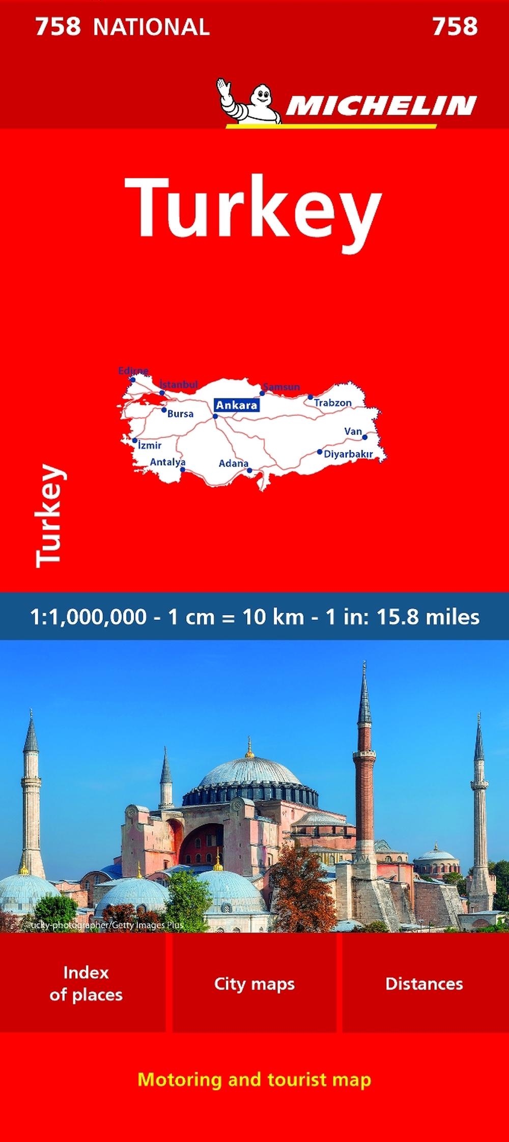 Turkey - Michelin National Map 758, 9782067259652