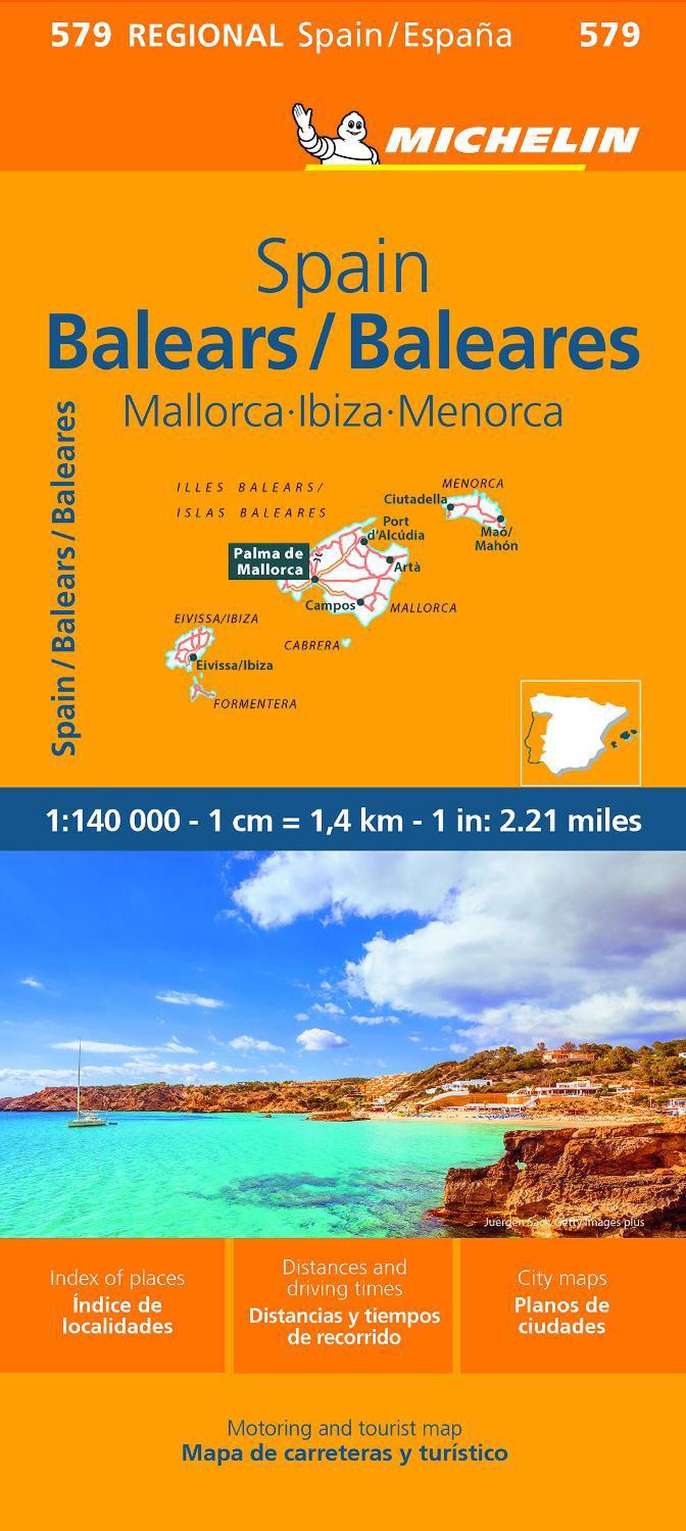 Balears - Michelin Regional Map 579, 9782067259881