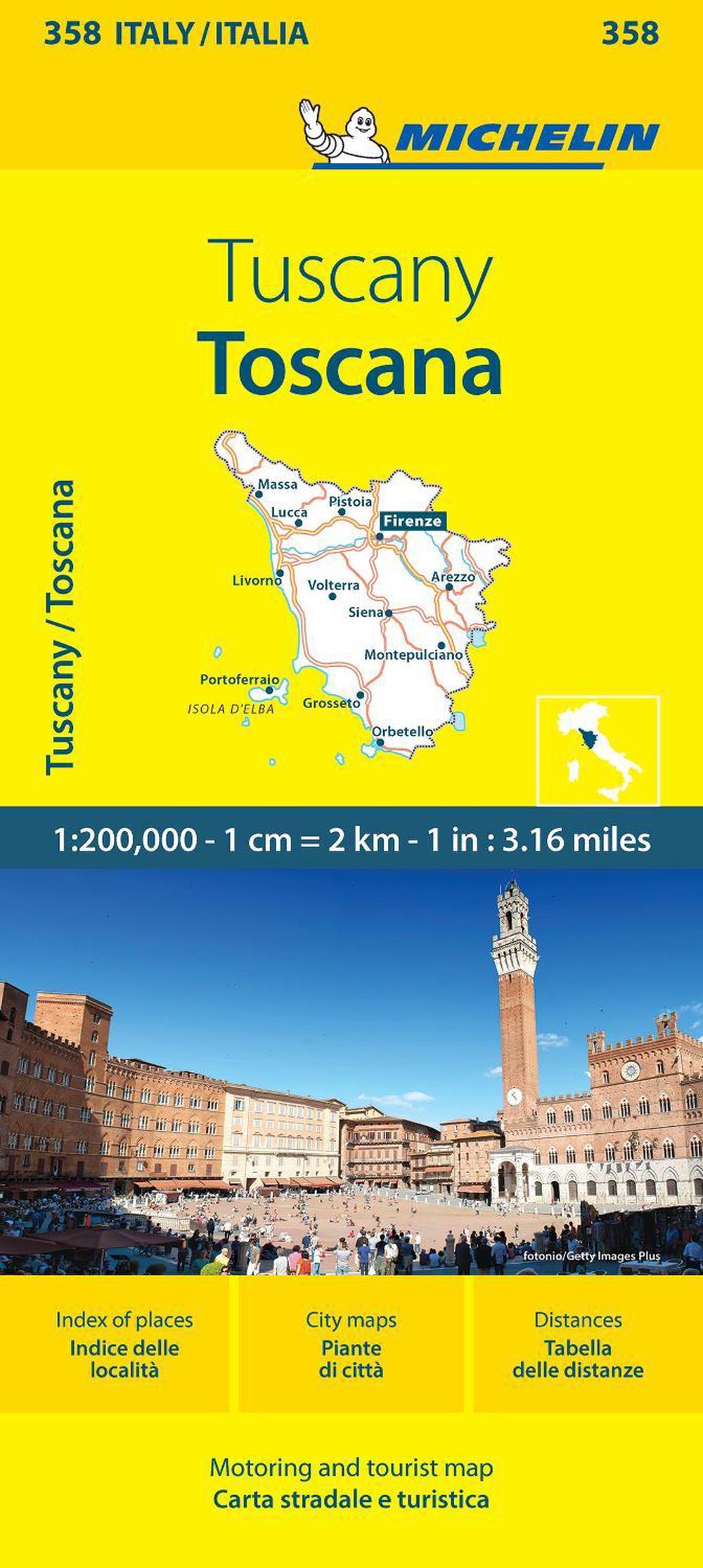 Toscana - Michelin Local Map 358, 9782067262966