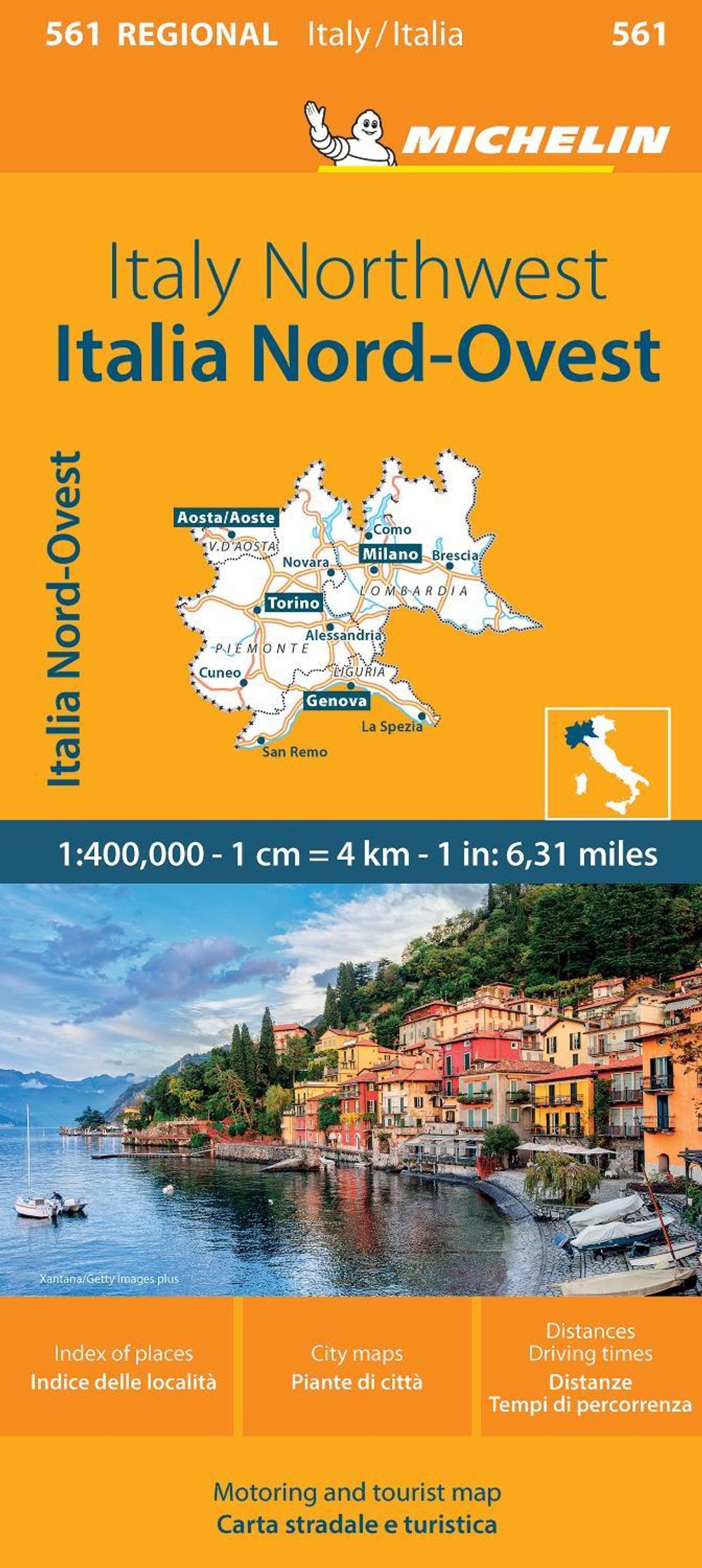 Italy Northwest - Michelin Regional Map 561 by Michelin - ISBN: 9782067263925