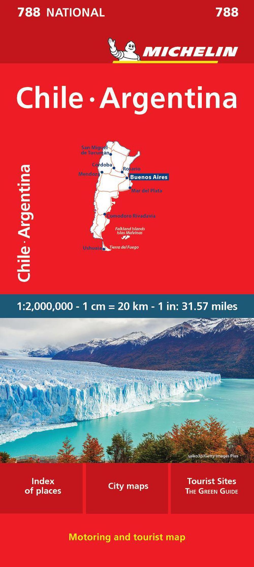 Chile Argentina - Michelin National Map 788, 9782067263963