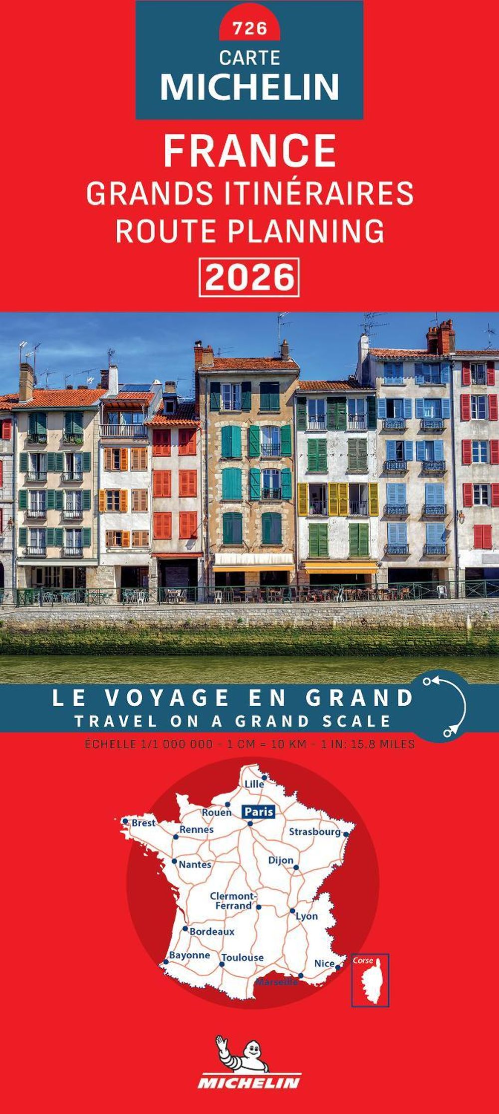 France Route Planning 2026 - Michelin National Map 726 by Michelin - ISBN: 9782067269439