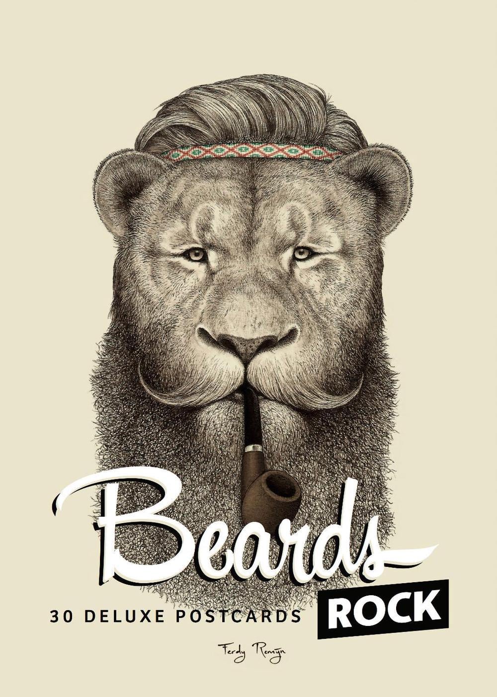 Beards Rock: Postcards: A Portfolio: 24 Plates by Sarah La Barbiere de Paris - ISBN: 9782374950099