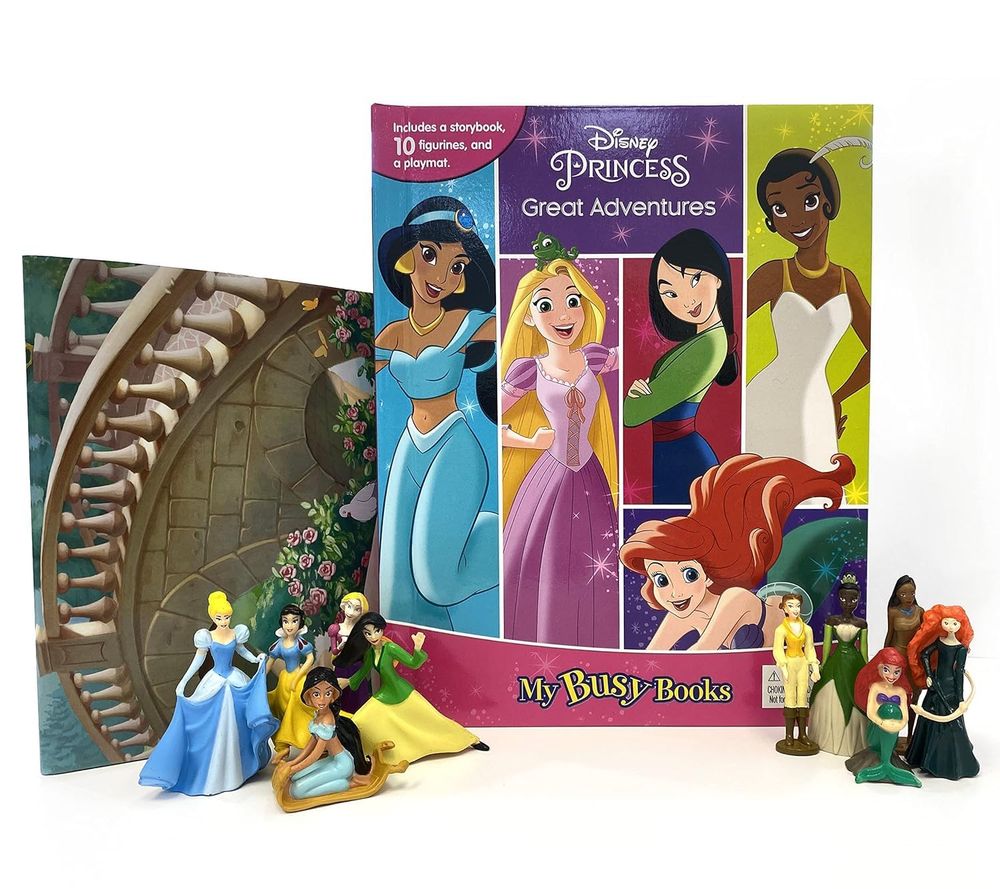 Disney Princess Great Adventures: My Busy Books by Phidal Publishing ...