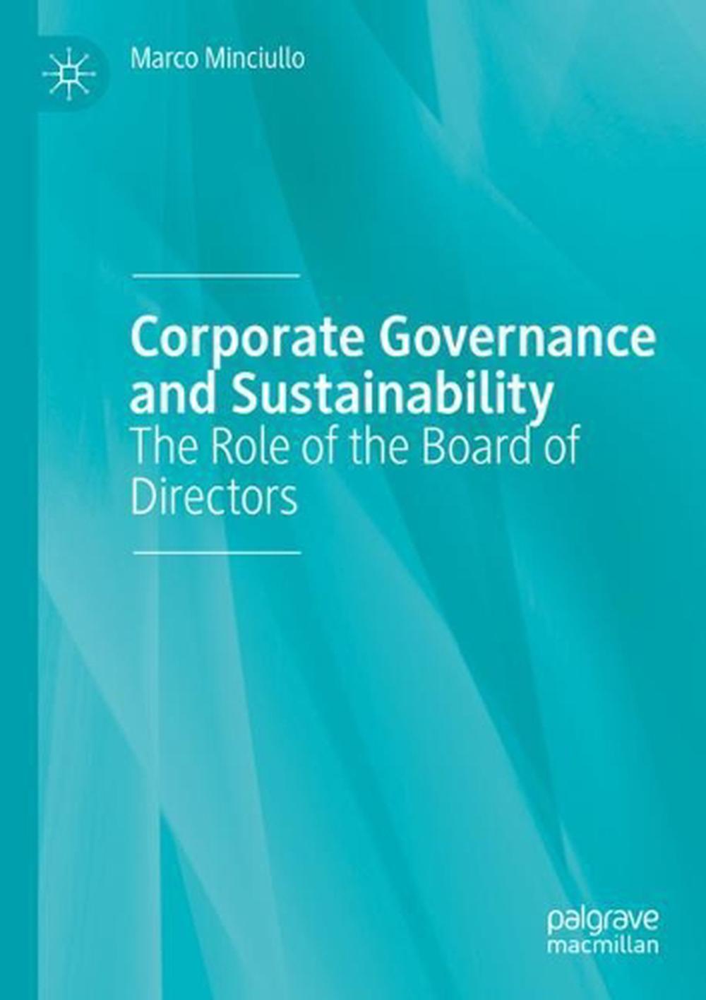 Corporate Governance and Sustainability, 9783030188870