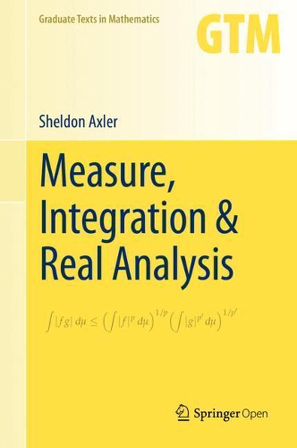 Measure, Integration & Real Analysis, 9783030331429