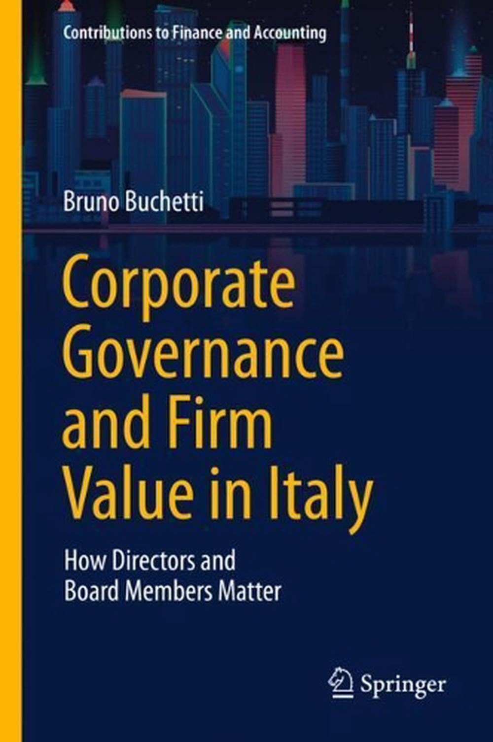 Corporate Governance and Firm Value in Italy, 9783030562380