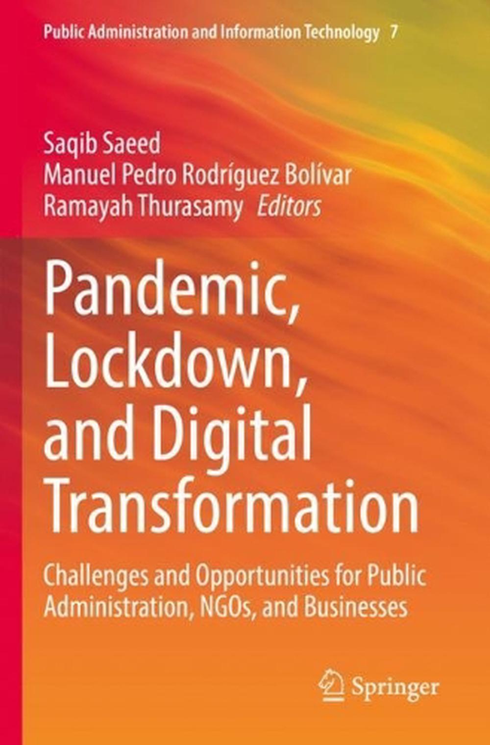 Pandemic, Lockdown, and Digital Transformation by Saqib Saeed - ISBN: 9783030862763