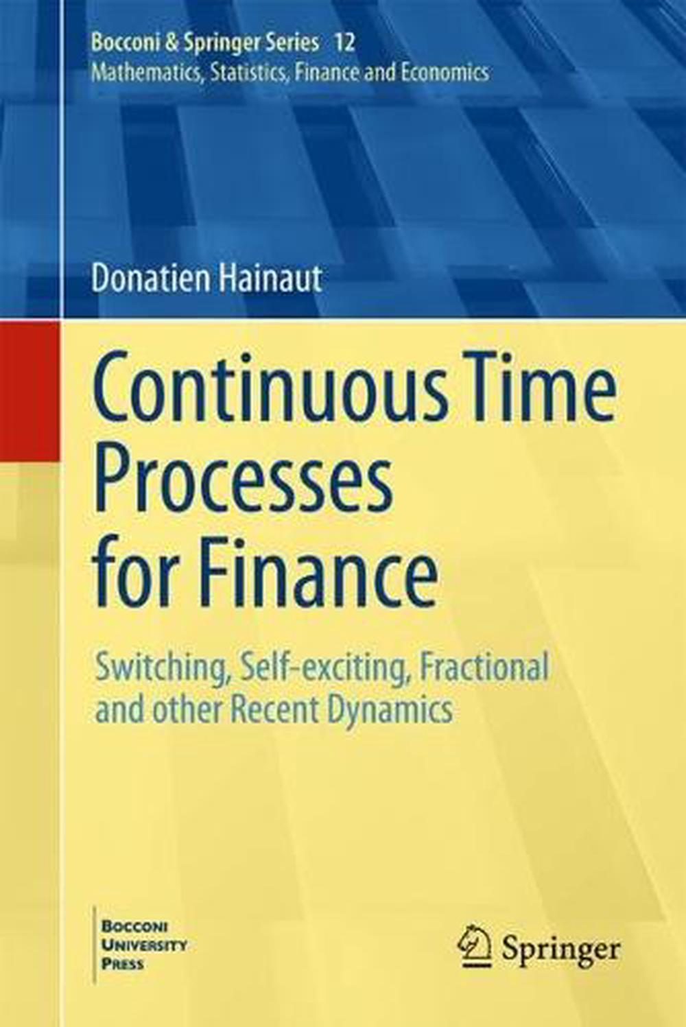 for　Processes　Continuous　Time　by　The　Hardcover,　Buy　Hainaut,　Finance　at　Donatien　9783031063602　online　Nile