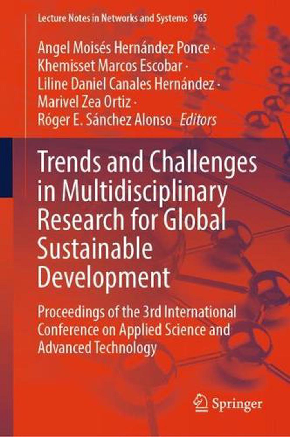 Trends and Challenges in Multidisciplinary Research for Global Sustainable Development, 2024th Edition, 9783031576195