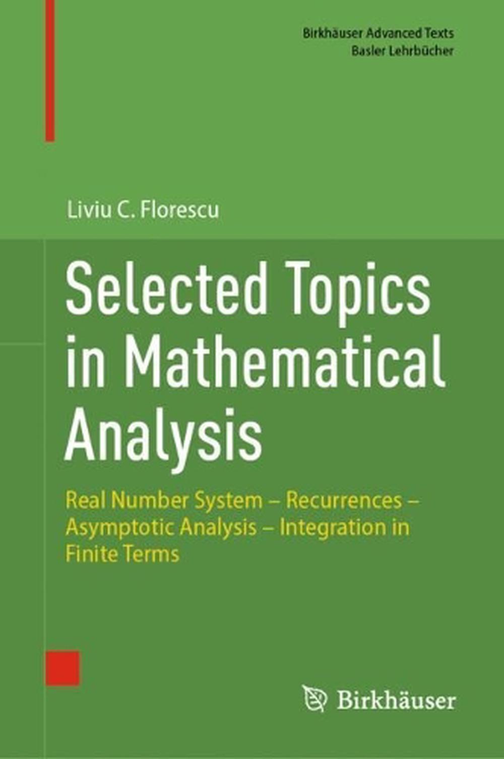 Selected Topics in Mathematical Analysis, 9783031677830